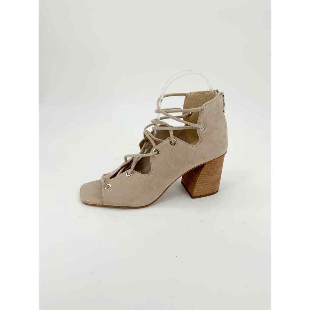 Vince Camuto Nahara Cage Sandal Corset Tie Block Heel Suede Size 8.5 $140